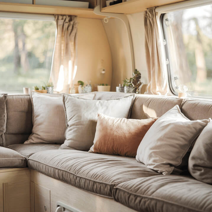 Coussins de caravane