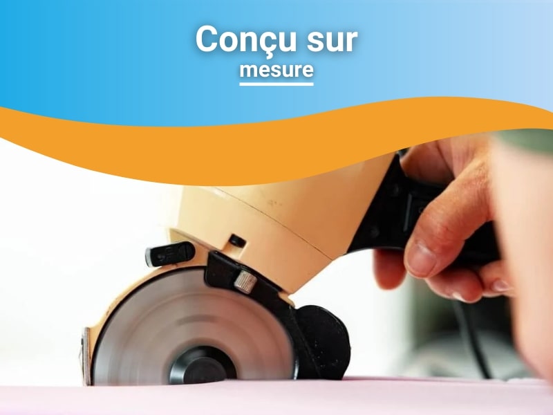 Plaque de mousse Polyether 25 kg m3 noir sur mesure