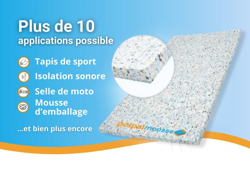 mousse de composite 120 kg m3 applications