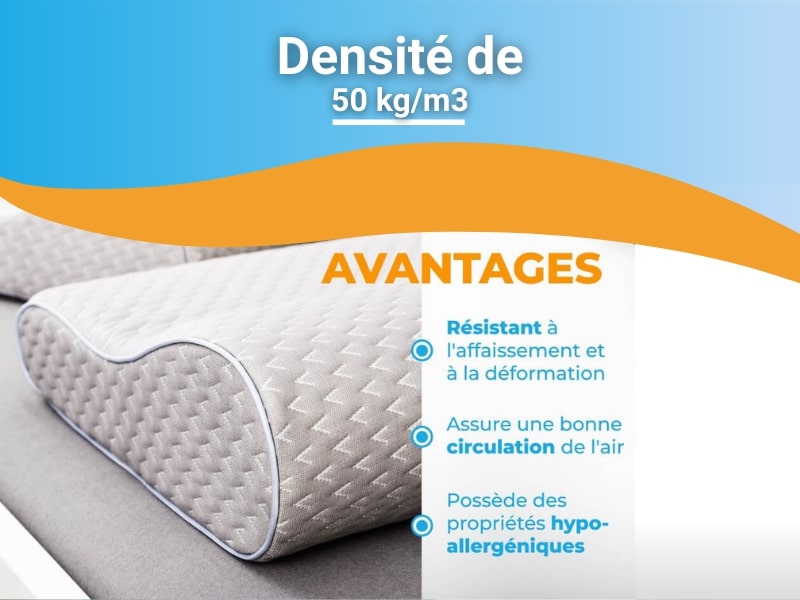 mousse à mémoire de forme - densite